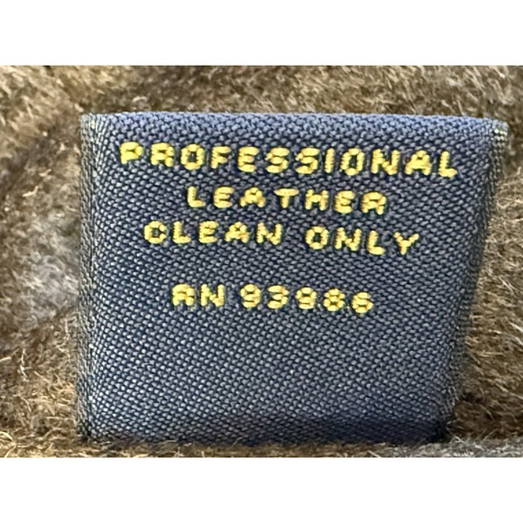 Brooks Brothers Leather Suede Field Jacket Men's XL Tan Zip Out Lining - Picture 13 of 16